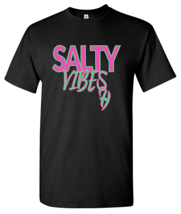 Black Salty Vibes Tee