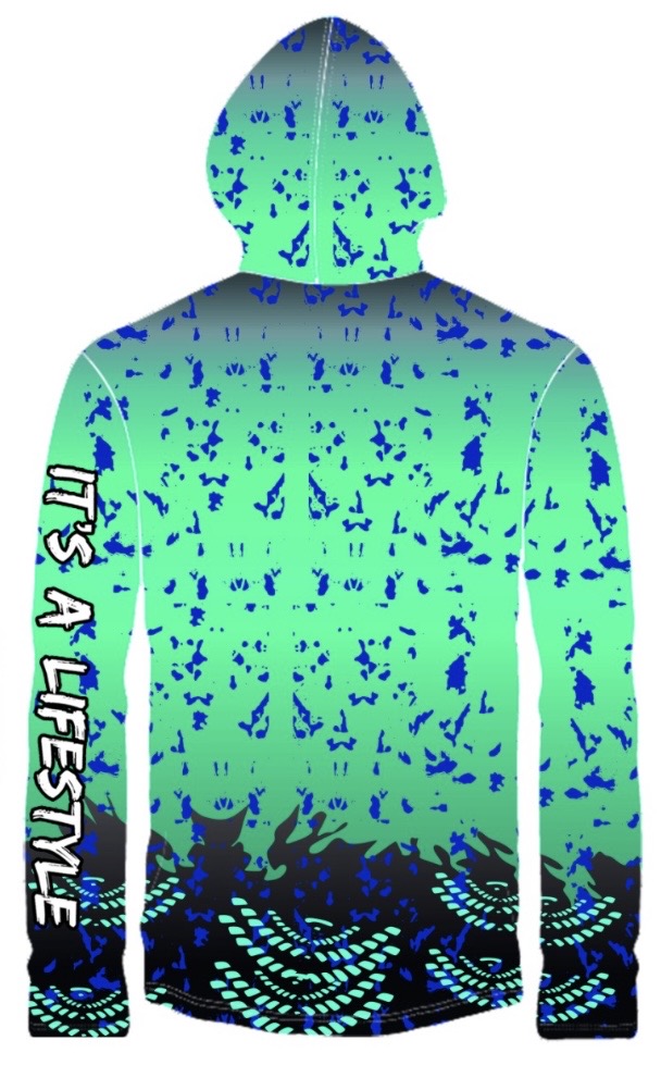 Neon Green Splash Performance Dri Fit
