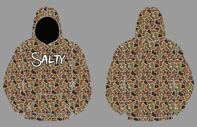 Adult Salty Camo Fleece Hoodie