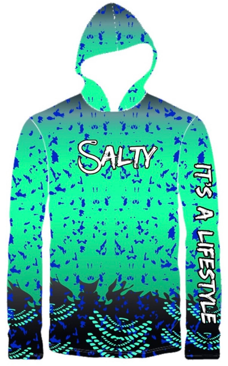 Neon Green Splash Performance Dri Fit