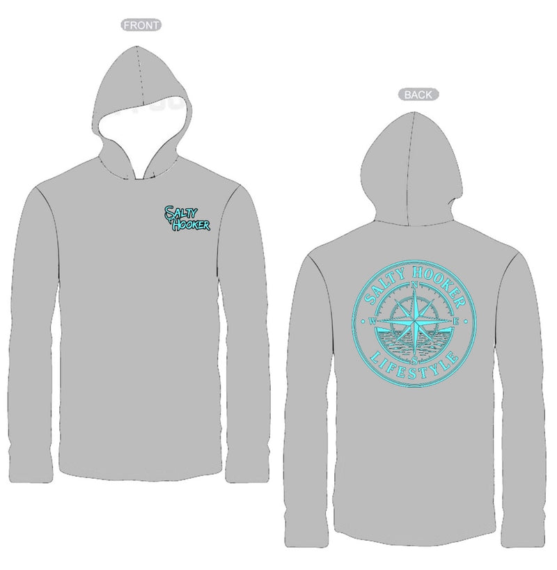 Compass Hooded Performance Fishing Shirt