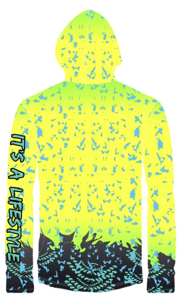 Neon Yellow splash Performance Dri Fit