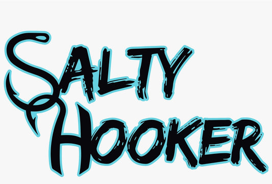 Salty Hooker graffiti decal