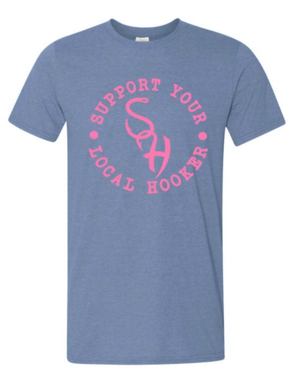 Heather indigo SYLH Tee