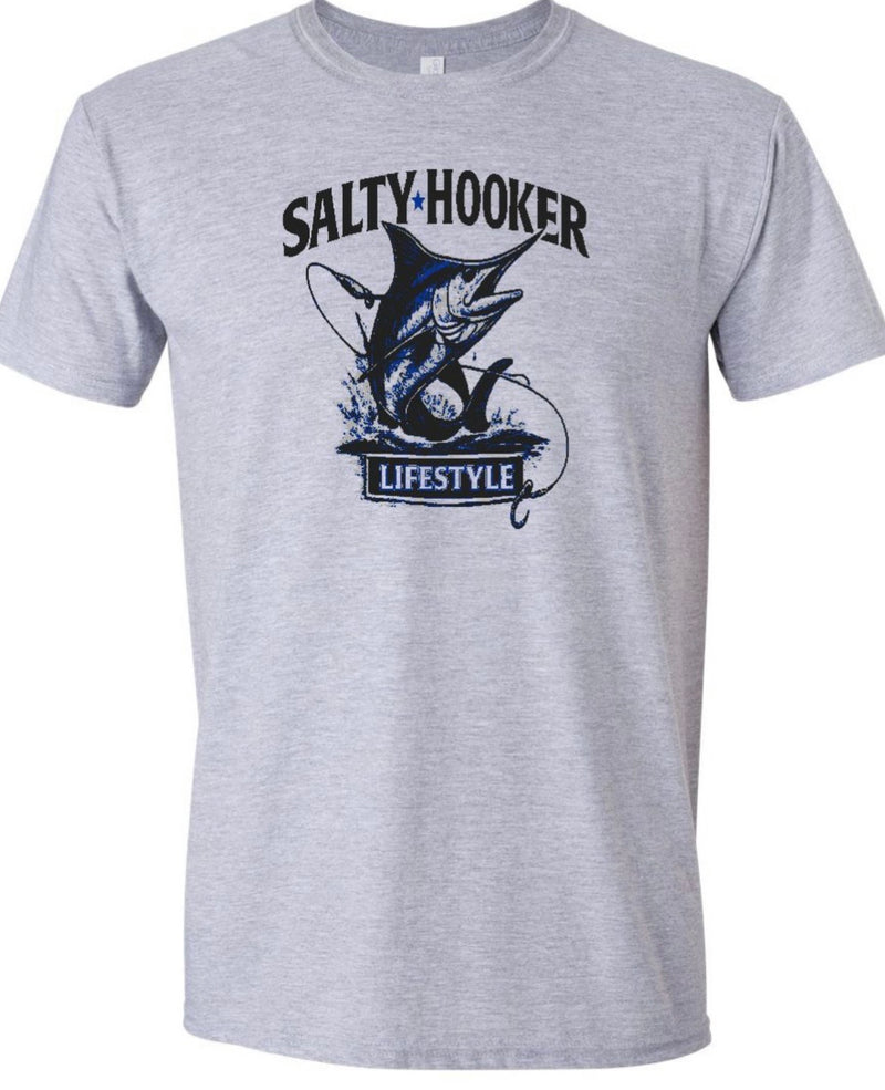 Hooked on marlin Tee