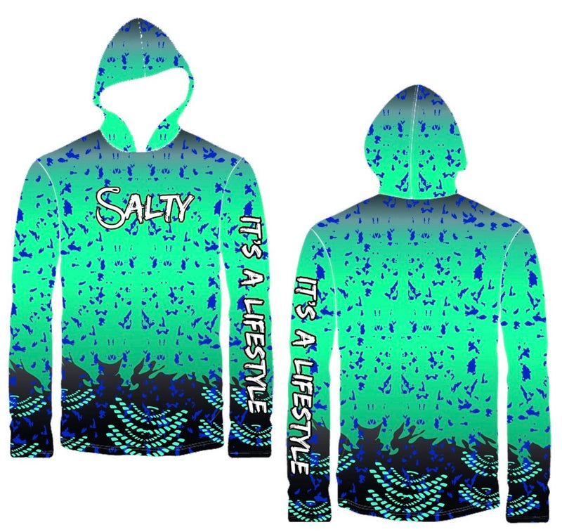 Neon Green Splash Performance Dri Fit