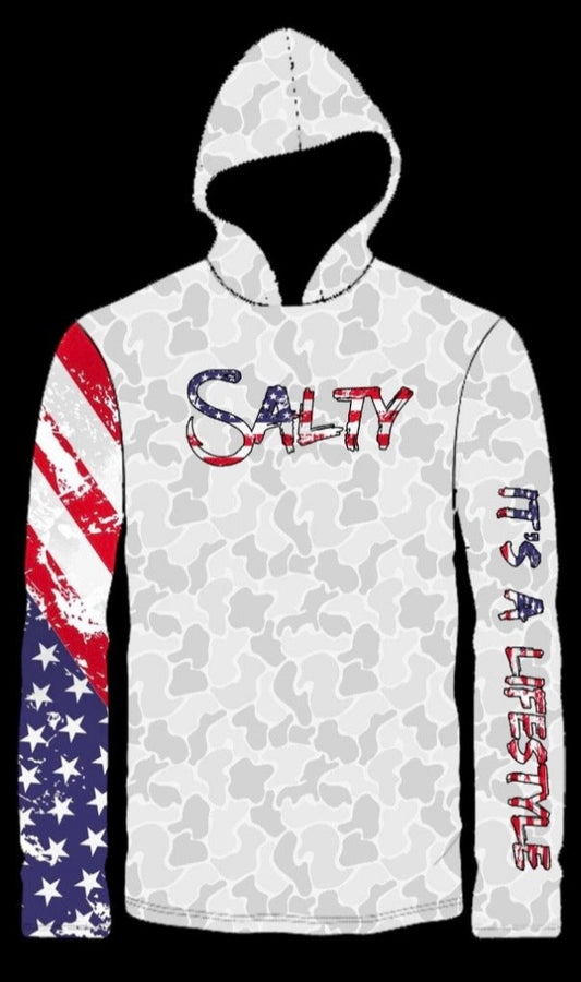 Merica Hooded Performance Dri Fit