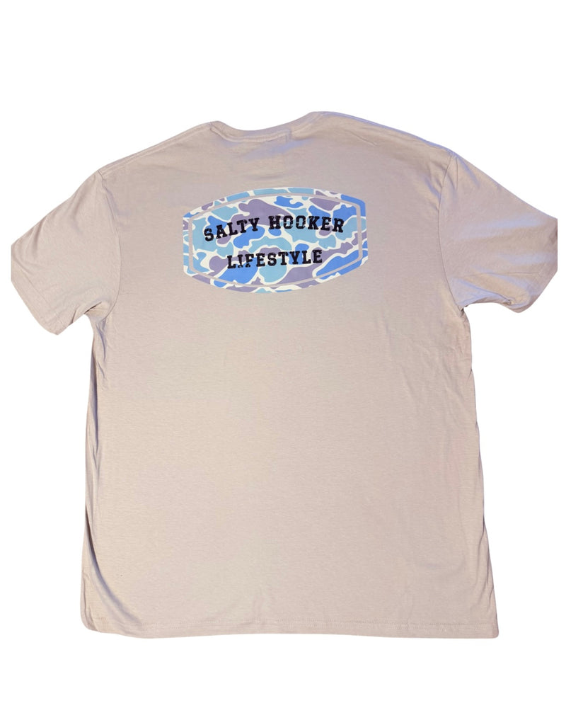 Salty Turquoise Camo Tee