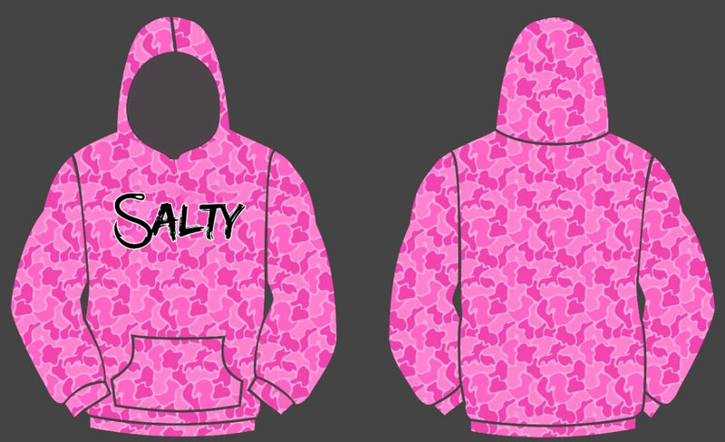 Adult Salty Camo Fleece Hoodie