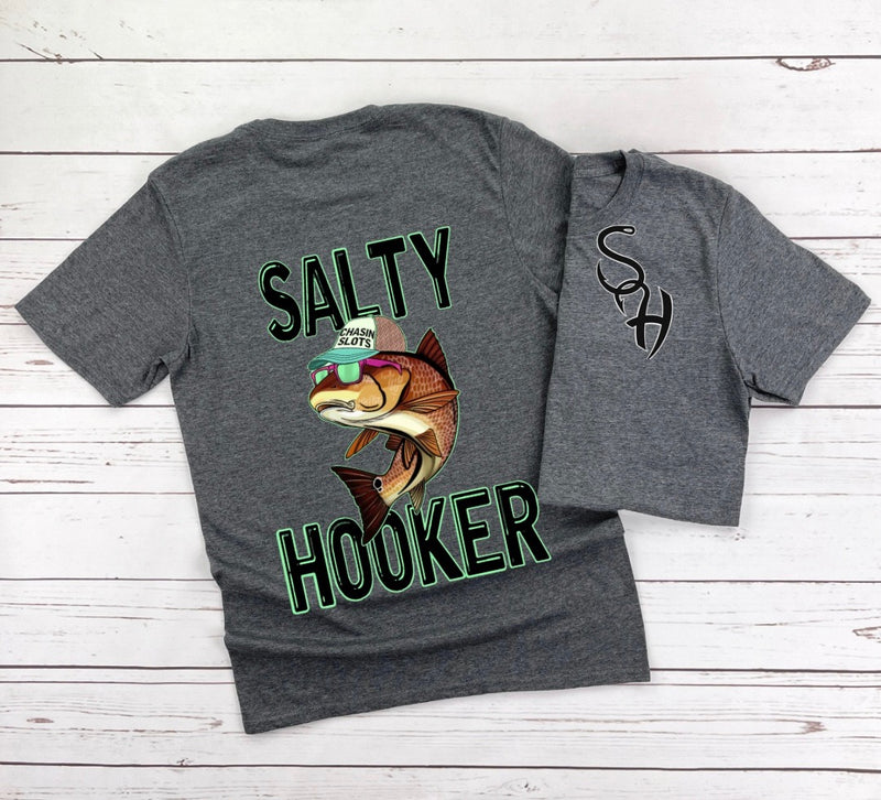 Salty Hooker Redfish tee