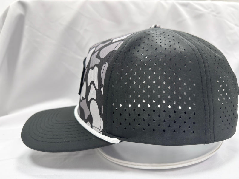 Salty Hooker Black Camo Performance Snapback